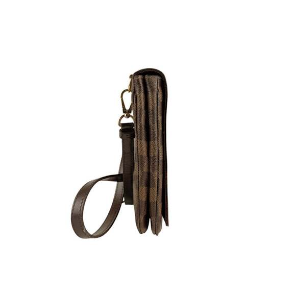 LOUIS VUITTON Authentic Brown Damier Canvas Shoulder Bag - Picture 2 of 5